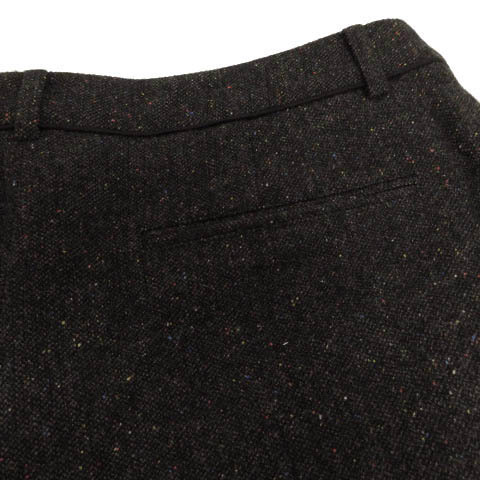 k Miki .k Kumikyoku KUMIKYOKU pants short pants tweed wool . gray multicolor 6 large size lady's 