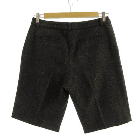 k Miki .k Kumikyoku KUMIKYOKU pants short pants tweed wool . gray multicolor 6 large size lady's 