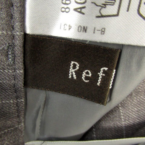  Reflect Reflect гаучо брюки широкий брюки 7 минут длина полоса рисунок 9 серый "теплый" белый /HO37 женский 