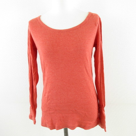 ギャップ GAP カットソー 長(zhǎng)袖 赤 XS *A297 レディース