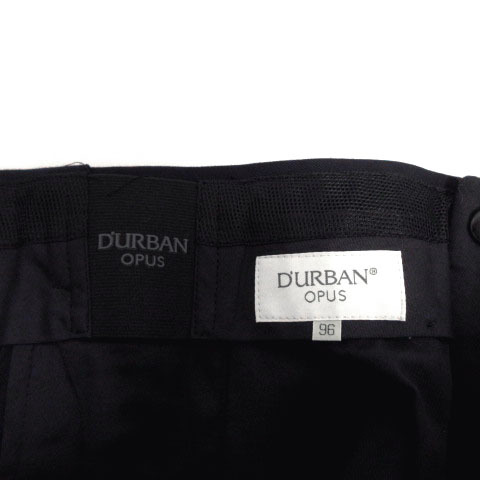 ダーバン DURBAN OPUS パンツ スラックス ウール ネイビー 紺 96 大きいサイズ メンズ_画像6