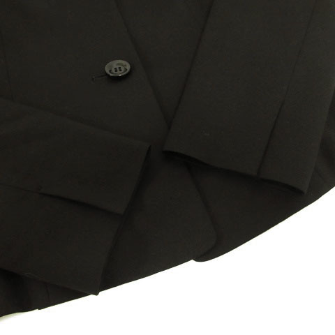  Indivi INDIVI suit skirt suit jacket single 1B skirt midi height silk . made in Japan black black 40 38