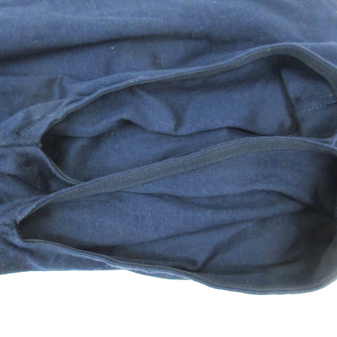 ロペ ROPE カットソー Tシャツ 半袖 ラウンドネック 無地 M 紺 ネイビー /FF45 レディースの画像3
