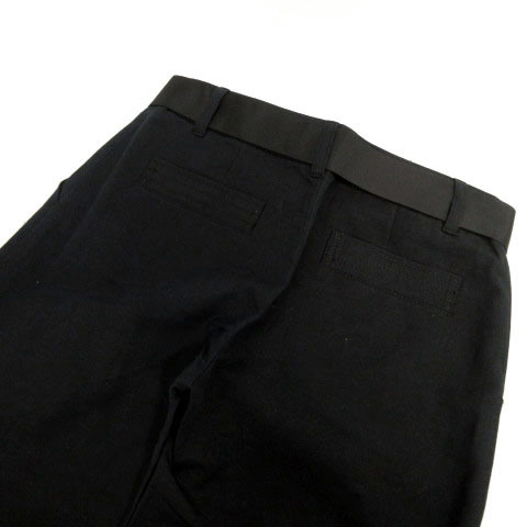  не использовался товар Indivi INDIVI брюки распорка лента ремень сделано в Японии linen. черный чёрный 5 женский 