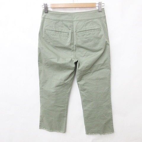  van yard storm BARNYARDSTORM pants cropped pants cutting cut . stretch cotton khaki 0 lady's 