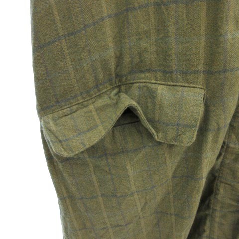  paul (pole) - -tenPaul Harnden Shoemakers Mac пальто отложной воротник длинный проверка шерсть зеленый серия оттенок зеленого XL внешний мужской 