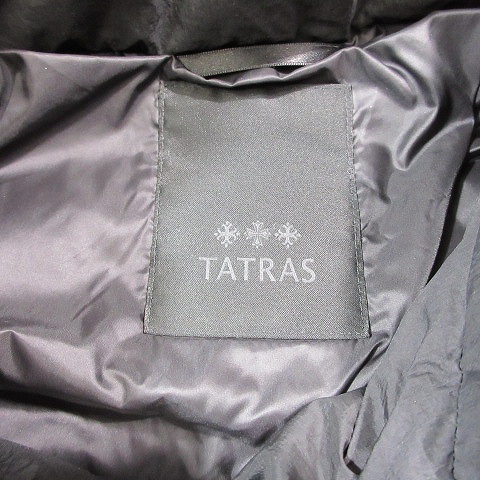 19AW タトラス TATRAS ポリテアマ POLITEAMA ダウンコート ロング ジャケット ブルゾン 175/96A LTA19A4694 黒 ブラック/8▲B3 レディース_画像7