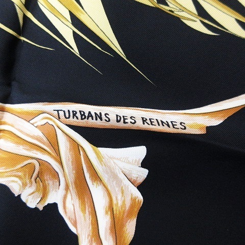 未使用品 エルメス HERMES シルク100% カレ90 TURBANS DES REINES