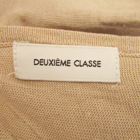 ドゥーズィエムクラス DEUXIEME CLASSE ニット カットソー ラウンドネック 長袖 シルク カシミヤ混 茶色 ブラウン /HO27 レディースの画像5