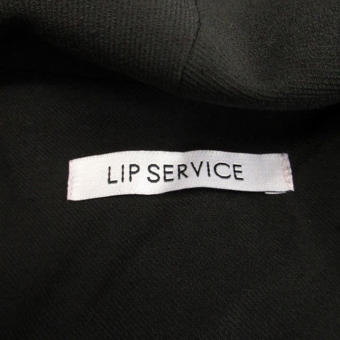 リップサービス LIP SERVICE ジャケット ミドル丈 前開き 総裏地 S ブラック 黒 /MS35 ■MO レディース_画像4