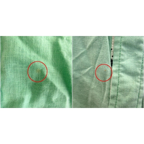 アーバンリサーチ URBAN RESEARCH カジュアルシャツ 七分袖 無地 リネン 40 黄緑 ライトグリーン /SY41 メンズ_画像6
