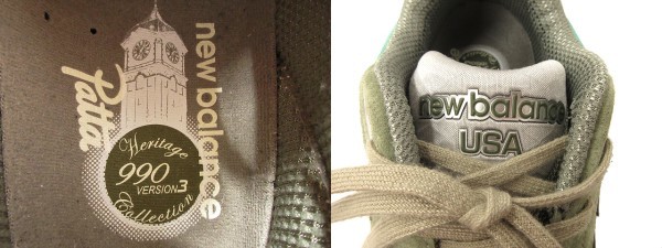 ニューバランス NEW BALANCE ×Patta パタ M990PP3 990v3 スニーカー