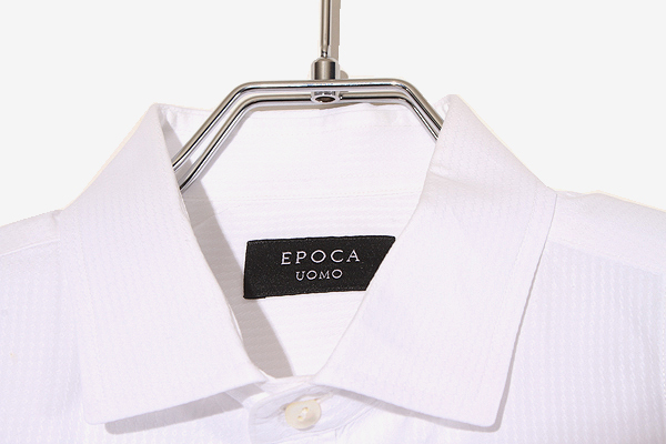 EPOCA UOMO エポカ ウォモ ドレスシャツ 長袖シャツ 46 WHITE ホワイト 8VW43-306-01 /◆ メンズ_画像3