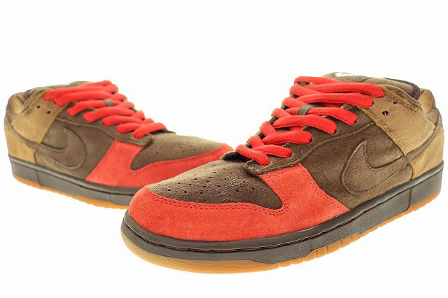 ナイキ NIKE DUNK LOW PRO SB BISON 2003 29cm 304292-226 ダンク ロー プロ エスビー バイソン つま赤 【ブランド古着ベクトル】230313_画像1