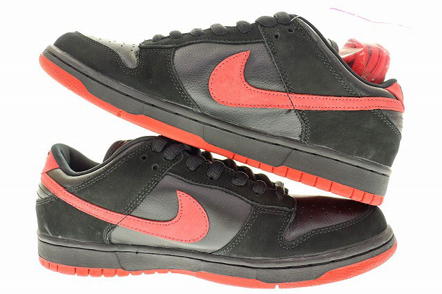 未使用品 ナイキ NIKE DUNK LOW PRO SB VAMPS 2003 28.5cm BLACK DEVIL