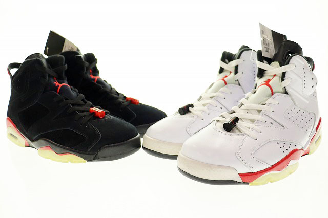 未使用 ナイキ NIKE AJ6 INFRARED PACK 2010 29cm AIR JORDAN 6 398850-901 エア ジョーダン VI インフラレッド パック 384664-103 384664-_画像1