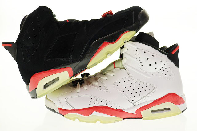 未使用 ナイキ NIKE AJ6 INFRARED PACK 2010 29cm AIR JORDAN 6 398850-901 エア ジョーダン VI インフラレッド パック 384664-103 384664-_画像2