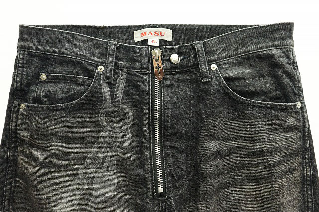 MASU エムエーエスユー 22AW DAMAGED FLARE FIT JEANS ダメージ デニム