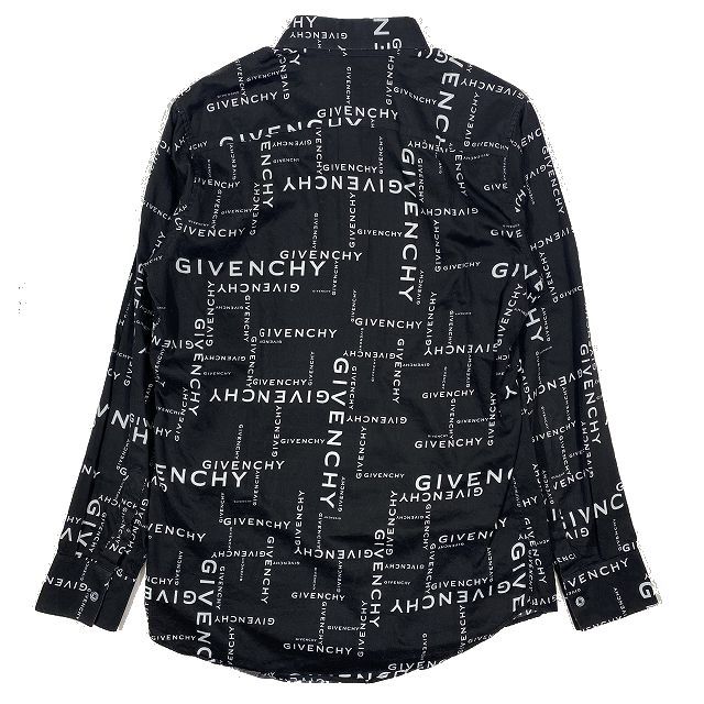 19AW ジバンシィ GIVENCHY オールオーバーロゴ 総柄 シャツ トップス