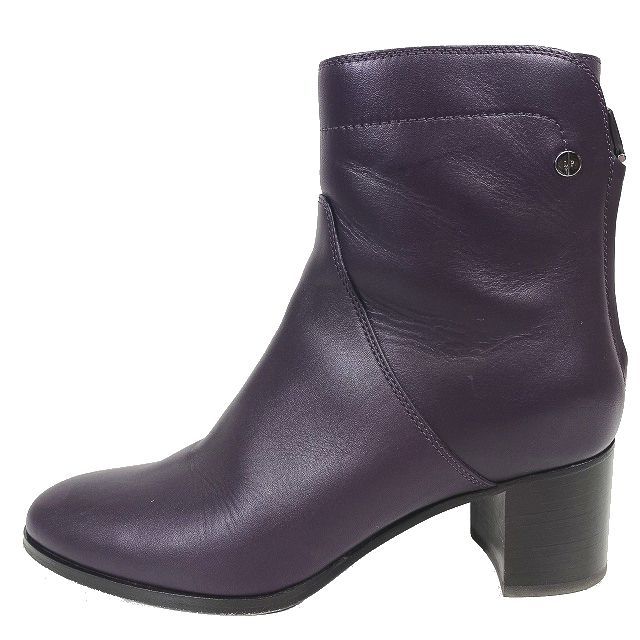 美品 ロロピアーナ Loro Piana 本革 レザー バックジップ ショート