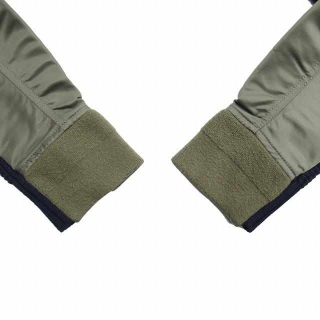 20aw サカイ sacai MA-1 ドッキング プルオーバー ニット セーター