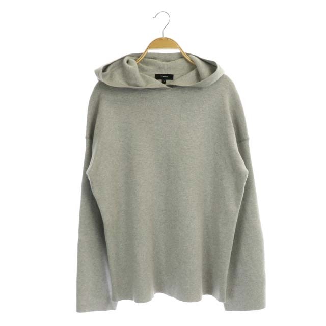 日本未発売】 21AW セオリー CASHCOTTON レディース グレー S 長袖