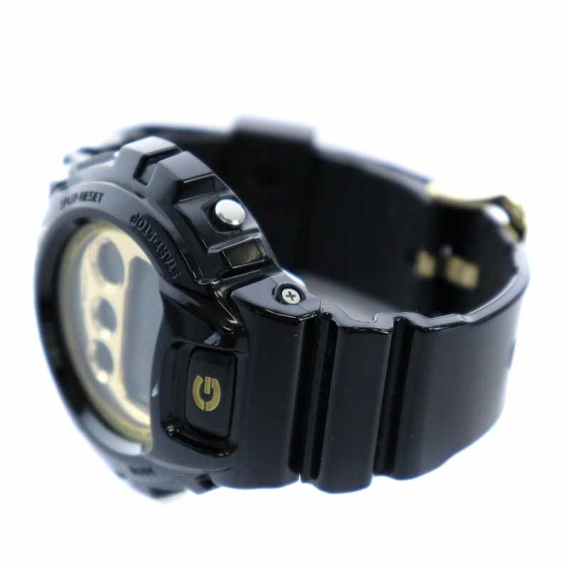 カシオジーショック CASIO G-SHOCK STANDARD Crazy Colors 腕時計 クォーツ デジタル 黒 ブラック ゴールド色 DW-6900CBの画像4