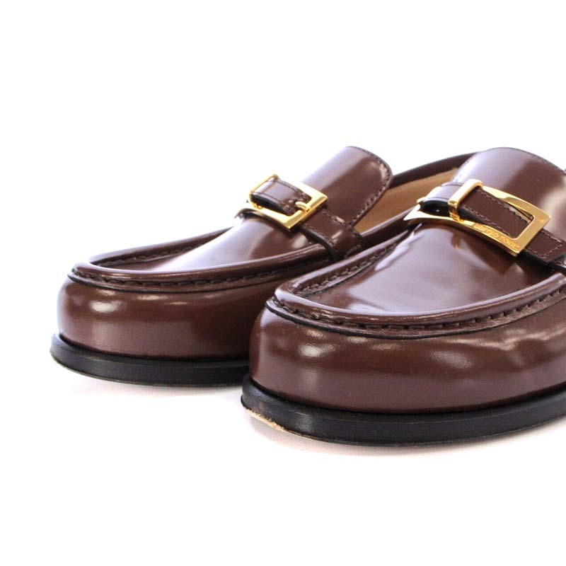 セルジオロッシ Sergio rossi 22AW B00080 SR NORA バックルローファー