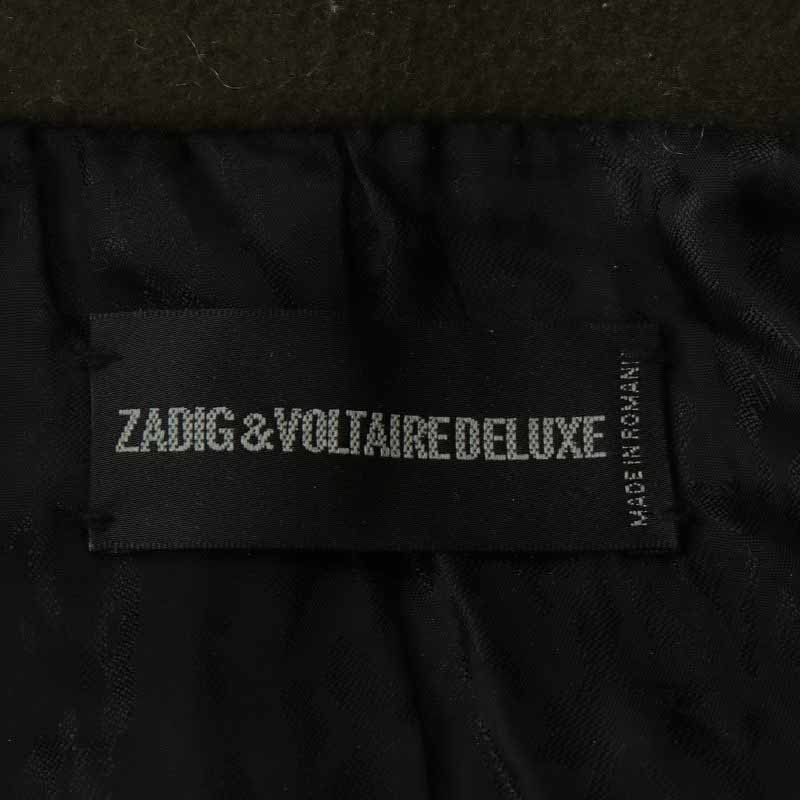 ザディグ エ ヴォルテール ZADIG & VOLTAIRE ピーコート ミドル XS 茶 ブラウン /RY30 ■GY09 レディース_画像4