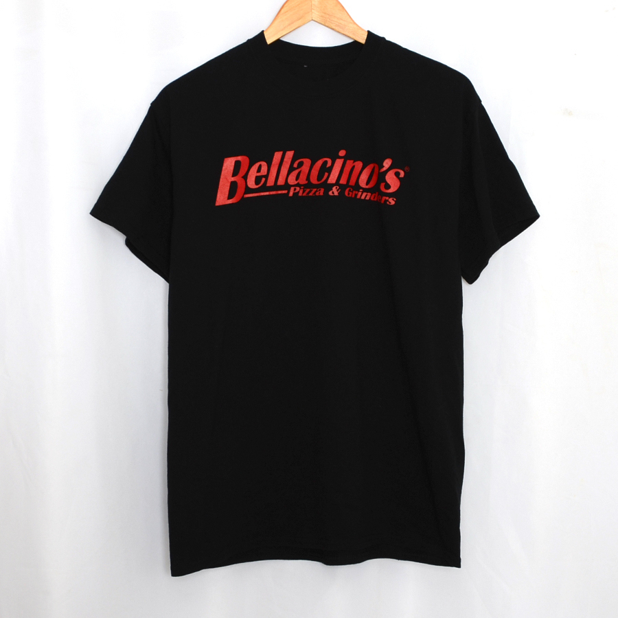 MT2034 Bellacino's ピザ Tシャツ L 肩50 企業 メール便可 xq_画像2