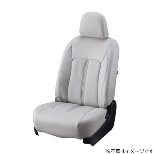 クラッツィオ シートカバー センターレザー タント カスタム L350S/L360S ライトグレー Clazzio ED-0671 送料無料_画像2