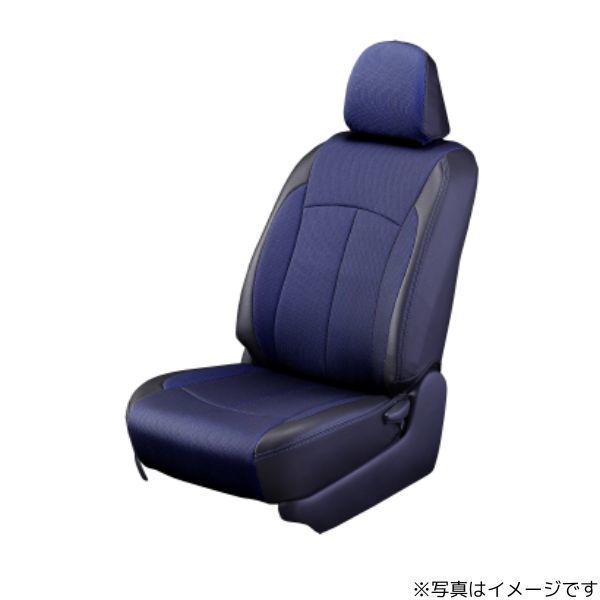 クラッツィオ シートカバー クロス キャスト スタイル LA250S/LA260S ブルー×ブラック Clazzio ED-6551 送料無料_画像2