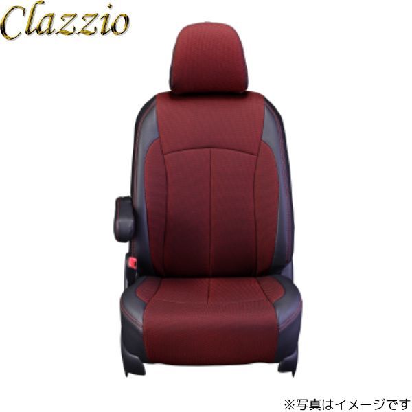 クラッツィオ シートカバー クロス ステラ LA100F/LA110F レッド×ブラック Clazzio ED-0694 送料無料_画像1