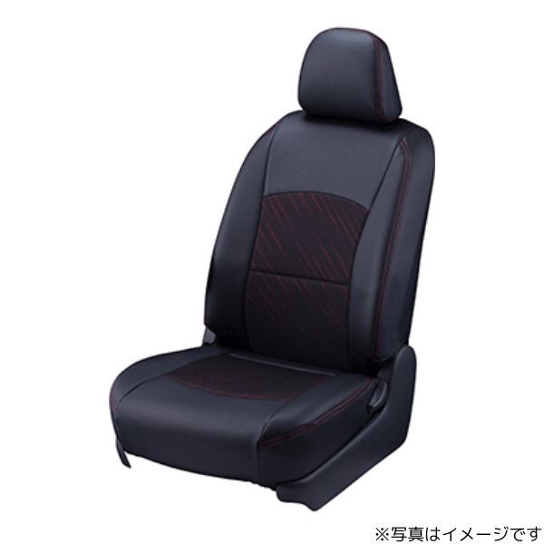 クラッツィオ シートカバー クール キックス P15 レッド×ブラック Clazzio EN-5320 送料無料_画像2