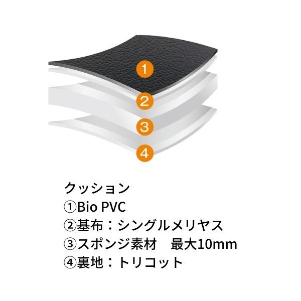 クラッツィオ シートカバー キルティングタイプ キャロル HB37S/HB97S ホワイト×レッドステッチ Clazzio ES-6028 送料無料_画像6