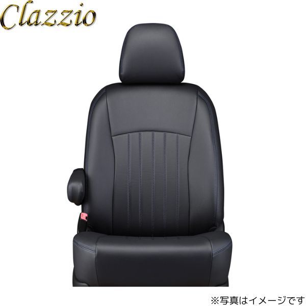 クラッツィオ シートカバー ライン スペーシア カスタム MK32S ブラック×ブルーステッチ Clazzio ES-0648 送料無料