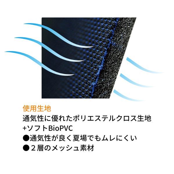 クラッツィオ シートカバー クロス クラウン アスリート GRS180/GRS181/GRS182/GRS184 ホワイト×ブラック Clazzio ET-0187 送料無料_画像6