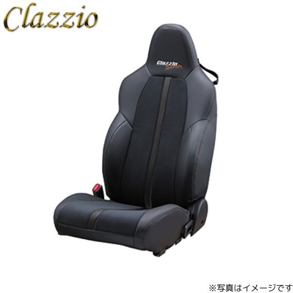 クラッツィオ シートカバー スポーツ ヤリス ガソリン KSP210/MXPA10/MXPA15 ブラック×ブラックストライプ Clazzio ET-1125-02 送料無料