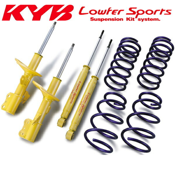KYB Lowfer Sportsショック＆サスキット MF33SスズキMRワゴンT R06Aターボ 2WD 11/2～_画像1