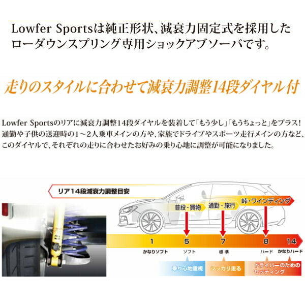KYB Lowfer Sports PLUSショックアブソーバー前後セット ZN6トヨタ86 GT Limited/GT/G FA20(NA) 16/9～_画像2