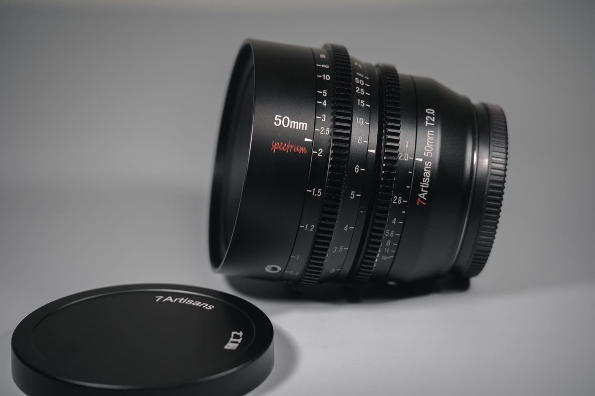 7artisans 50mmT2.0 プロフェッショナルシネマレンズ Lマウント-