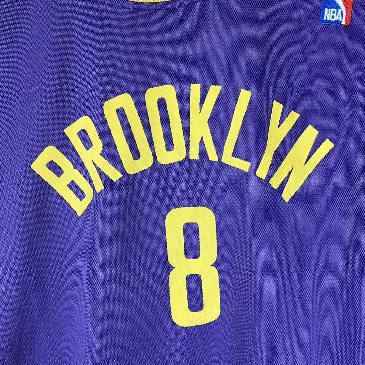 大きいサイズ NBA ユニフォーム メンズ XL 紫 パープル BROOKLYN ブルックリン WILLIAMS ウィリアムズ 8 バスケ ビブス スポーツ ウェア_画像4