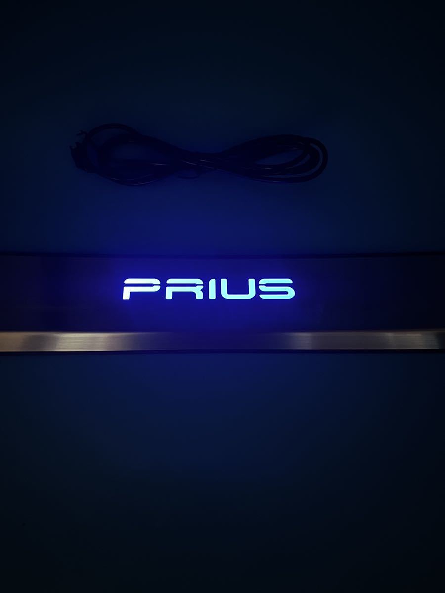 プリウス50系 Prius50 前期 LEDリアバンパーガード【E75】_画像3
