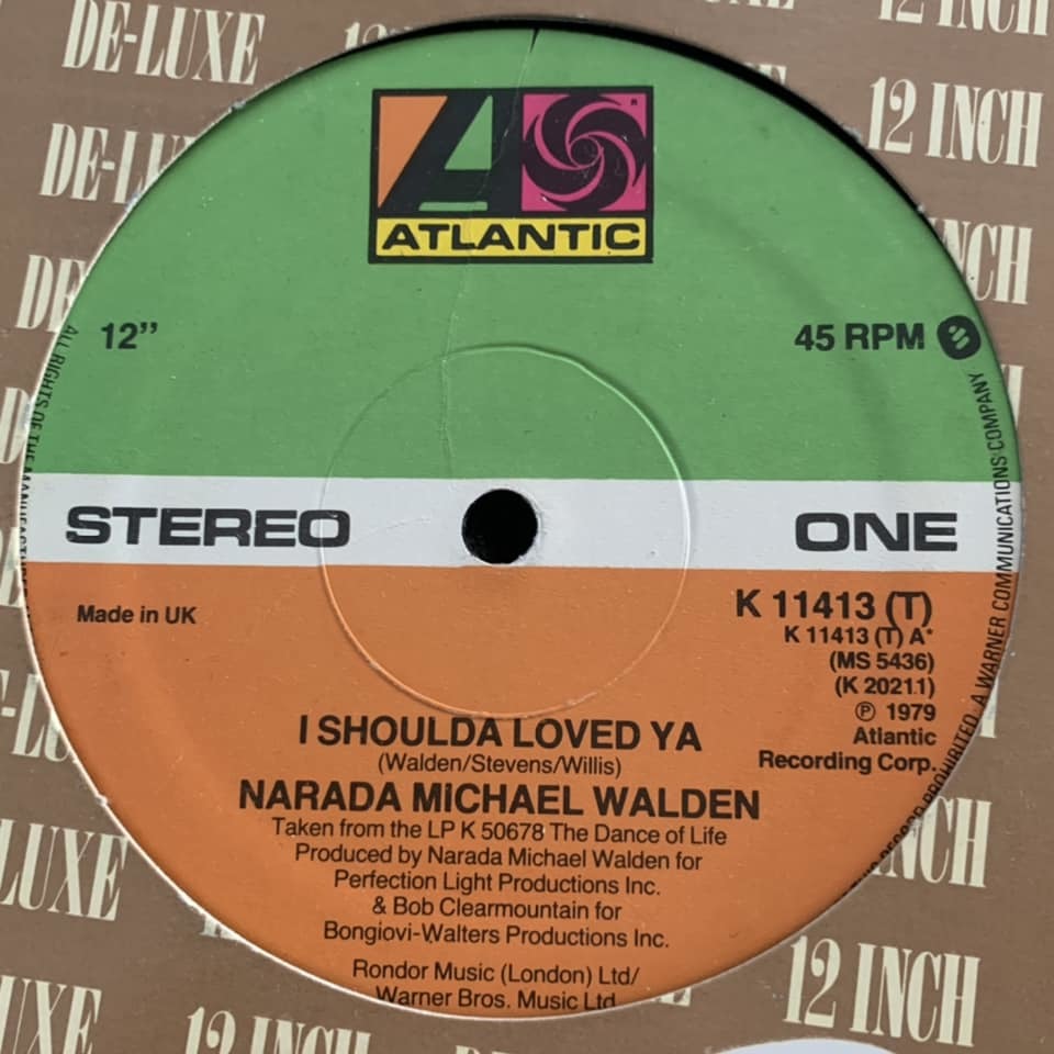◆ Narada Michael Walden I Shoulda Loved Ya ◆12inch UK盤 サーファー系ディスコ!_画像1