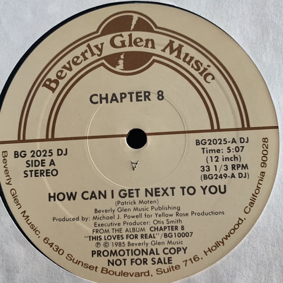 ◆ Chapter 8 - How Can I Get Next To You ◆12inch US盤 Promo ラウンジ系!!_画像2
