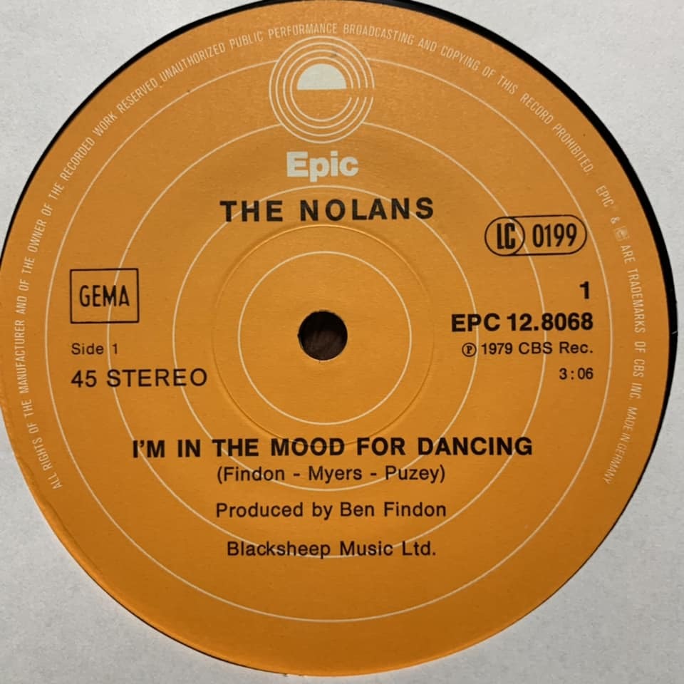 ◆ The Nolans - I'm In The Mood For Dancing ◆12inch ドイツ盤 DISCOヒット!!_画像2