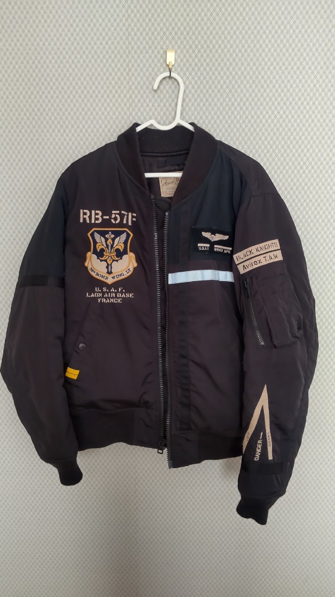 AVIREX MA-1 BLACK KNIGHTS AVIREX MA-1 BLACK KNIGHTS . .Yahoo Japan