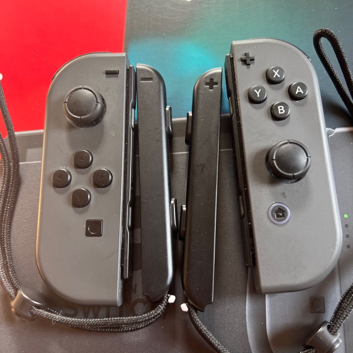 新型 ニンテンドースイッチ Nintendo Switch 任天堂 グレー 本体 一式 セット 付属品全て 完品 美品