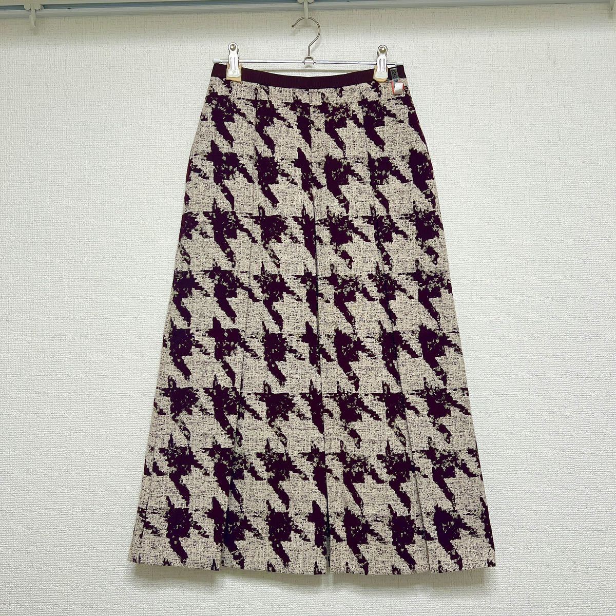 Drawer> 20AW 千鳥格子 ボックスプリーツ スカート 36 Drawer> 20AW 千鳥格子 ボックスプリーツ スカート 36