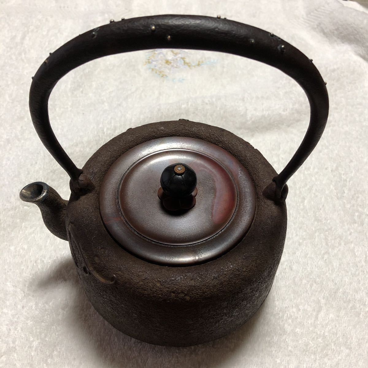 南部鉄器 鉄瓶 ※急須と置皿セット(馬肌)昭和レトロ | belspartner.com